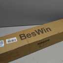 BesWin Office Chair Mat for Carpet, 48'' x 60'' Clear Floor Mat for Low and No Pile Carpeted Floors, Thick and Sturdy Carpet Protector for Work, Home, Gaming, Easy Glide and Flat Without Curling