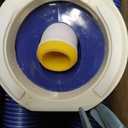 VINGLI Pool Vacuum Cleaner Automatic Sweeper Swimming Pool Creepy Crawler Vacuum with 33FT Hoses (Navy Blue&White)