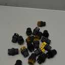 Honeydak 20 Pcs M8 Steam Cleaner Brush Head Steamer Replacement Attachments for Hard Surface 10 Pack Nylon and 10 Pack Brass Brush Head Bulk Steam Cleaner Accessories Mop Parts