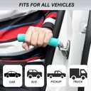 Car Handle Assist for Elderly Car Door Handle for All Vehicles Car Support Handle - Portable Assistive Device for Elderly and Handicapped - Best Gifts for Seniors (2 Pack) (Green)