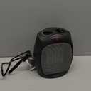 Amazon Basics Ceramic Space Heater, Portable Indoor Heating Solution, With Overheat and Tip-Over Protection, Thermostat, Non-Oscillating, 1500W, 7.52"D x 6.34"W x 9.45"H, Black