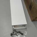 Picture Ledge Shelf, Floating Shelves for Wall Decor, White, Set of 6, 24''
