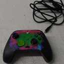 PDP Gaming REMATCH GLOW Enhanced Wired Controller: Licensed Xbox Series X|S Gamepad, Xbox One, Windows PC, Mappable Back Buttons, Audio Control, Customizable Companion App: Space Dust Glow in the Dark
