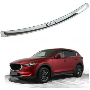 Rear Bumper Sill Protector for Mazda CX-5 2013-2024, Stainless Steel Accessories Cargo Trunk Scuff Plate Guard Tailgate Strip Auto Parts Protection