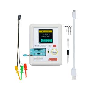 Aideepen High Precision LCR Meter Transistor Tester T7 TC-T7-H Multifunctional Graphic LCD Display,ESR Tester Transistor Meter for LCR ESR NPN PNP Diode Triode Capacitor Resistor Transistor