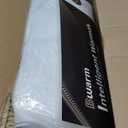 Bwarm Premium Multi-Zone Electric Heated Mattress Pad King Size, 78" x 80", Dual Controllers, 9 Heat Settings, 1-12 Hours Auto Off, Individual Body and Feet Settings, Machine Washable (White)