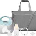 Spectra Baby S1 Plus Premier Rechargeable Breast Pump with Grey Tote Premium Accessory Kit - 24 mm