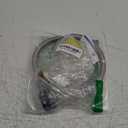 Propane Tank Adapter for 1 lb. Tanks,Upgrade 3 FT/36inch Propane Tank Refill Adapter Stainless Steel Hose with Gauge and ON-Off Control Valve, Fits QCC1 / Type 1 Propane Tank, 2 Caps Included