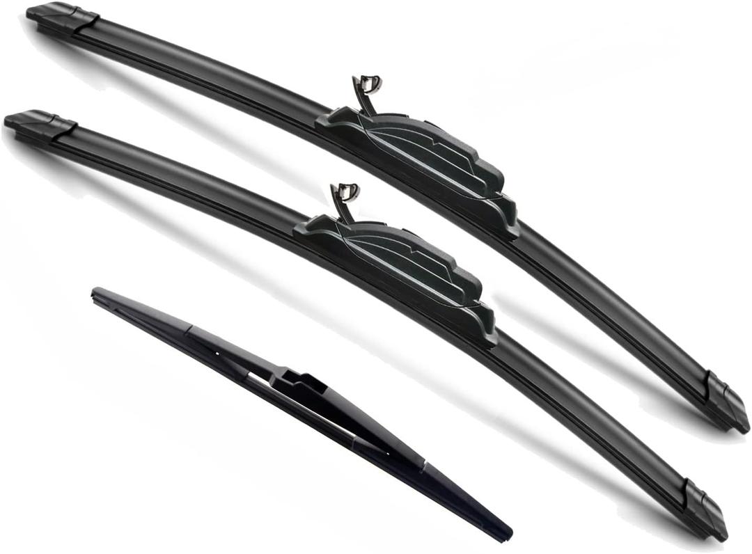 3Pcs Lexus RX350, Lexus RX450h Windshield Wiper Blades 2010 2011 2012 2013 2014 2015, Original Equipment Automotive Replacement Windshield Wiper Blades for My Car- 26"/22"/16" (Set of 3) U/J HOOK