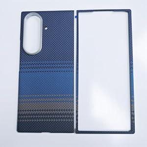 Magnetic Aramid Fiber Case with Hinge Cover Compatible with Samsung Galaxy Z Fold 7 - Genuine Real Hard Carbon Fiber hybird Protective case Compatible with Magsafe (E)