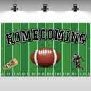 3 x 5 ft Homecoming Backdrop Banner Decoration Football Sign Waterproof 2025 HOCO Party Supplies for High School College