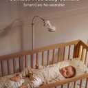 Momcozy Smart Baby Monitor, 2K HD Contact-Free Baby Camera, Table & Floor Stand, AI-Powered Notifications for Cry & Sound & Motion, Sleep Activity Log, 2-Way Audio, Night Vision, 2.4/5GHz WiFi, BM08