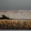 Wapluam Wall Decor For Living Room Canvas Prints Wall Art Bedroom Office Decoration Vintage Abstract Painting Rural Natural Landscape Pictures Artworks Ready To Hang Farmhouse Aesthetic Home Decor (40"L x 20"W)