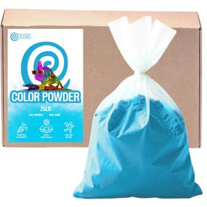 Chameleon Colors 25 lb. Color Powder - 1 Pack - Vibrant Blue Color - for 15-20 People - Non-Toxic & Gluten-Free - for Holi, Color Wars, Fun Run, Gender Reveal, Summer Camp & More
