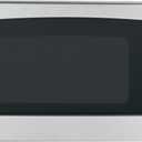 GE Countertop Microwave Oven,1, 200-watt Capacity, 2.0 Cubic Ft., 8 Auto Setting Cooking Settings, Child-Lock Technology, Kitchen Essentials for the Countertop, Dorm Room or Apartment, Stainless Steel