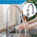 8 Pcs Faucet Aerator Replacement Parts Kitchen Sink Aerator Faucet Filter with Brass Shell Housing 15/16 Inch With Gasket For Kitchen and Bathroom, Chrome