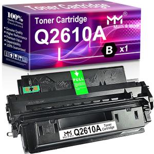 MM MUCH & MORE Compatible 10A Toner Cartridge Replacement for HP Q2610A 2610A Used for 2300L 2300N 2300D 2300 2300DN 2300DTN Printers (1-Pack, Black, 6,000 Pages)