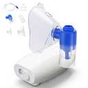 Portable Nebulizer Compressor for Adults and Kids, Nebulizer Machine for Breathing Treatment with 2 Masks, Nebulizer with Tubing Kit for Home Use