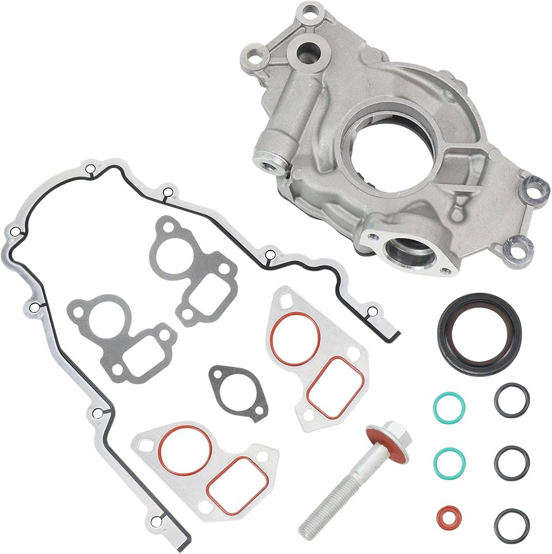 M295HV High Volume Oil Pump Kit Compatible with 4.8L 5.3L 6.0L 1999-2020 Chevrolet Silverado Avalanche Suburban Tahoe Trailblazer GMC Sierra Yukon Cadillac Escalade with Gaskets and Balancer Bolt
