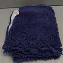 Yeaban Small Bathroom Rugs 12"x18" – Thick Chenille Bath Mats | Absorbent and Washable Bath Rug Non-Slip, Plush and Soft Rugs for Bathroom, Shower(Royal Blue)