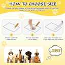 Dog Shoes for Large Dogs, 360Anti Slip Medium Dog Boots & Paw Protectors Winter Snowy, Waterproof 4Pcs Dog Booties with Reflective Strips (Size 5: 2.37''x2.87''(W*L), Black)