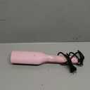 Hair Crimper, Waver Curling Iron Hair Styling Tool with Negative Ionic Technology Crimper Hair Tool for Creating Smooth Waves, French Anti-Scald Wave 32mm Curling Iron for Short Hiar, Pink