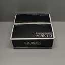 GO&SO Drum Lamp Shades Set of 2 Small Blue Velvet Lampshade 10"Top×10"Bottom×10"High(Spider) Modern Tall Lamp Shades for Table Lamp & Bedside Lamps Replacement in Hand CraftedArt Decor