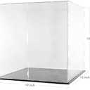 Clear Acrylic Display Case-Assemble Countertop Box for Display-Clear Display Box,Dustproof Protection Showcase for Toy Collectibles (20×20x10inch)