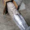 California Umbrella 9' Round Aluminum Pole Fiberglass Rib Market Umbrella, Crank Lift, Collar Tilt, White Pole, Antique Beige Olefin