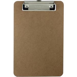 Trade Quest Memo Size 6'' x 9'' Clipboard Low Profile Clip Hardboard (Pack of 1)