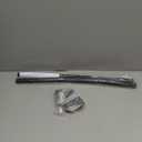 Adjustable 30-45 inches Curved Shower Curtain Rod, Premium Stainless Steel Rustproof Shower Rod for Bathroom, Need to Drill, Black