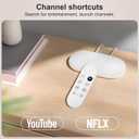 Voice Replacement for Google-Chromecast-Remote, G9N9N for Chromecast with Google TV Remote, for Google TV Streamer (Only for Snow Chromecast Google)