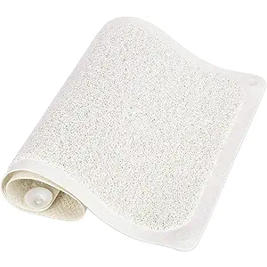 Shower Mat - Non-Slip Bath Mat 10 Super Suction Cups for Bathroom - Great for The Elderly and Children