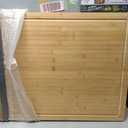 Kikcoin 30”×20” Extra Large Bamboo Cutting Boards for Kitchen, Natural