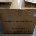 Upholstered Dining Chairs with Casters, Modern Barrel Side Armchair with Rollers for Dining Room, Bedroom, Kitchen, Reading Room, Linen, Set of 1