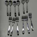 Toddler Eating Utensils Set,Set Of 12 Food Grade Stainless Steel Silverware Sets For Kids,Dishwasher Safe Children Small Metal Spoons And Forks Flatware Sets