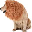 TOMSENN Realistic & Funny Lion Mane for Dog Complementary Lion Mane for Dog Costumes for Medium to Large Sized Dogs Costumes for Animals
