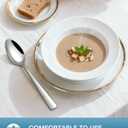 Stapava 24-Piece Silverware Set with Steak Knives, Food-Grade Stainless Steel Flatware Set for 4 Mirror Polished Cutlery Utensil Sets Include Forks Spoons and Knives Set Dishwasher Safe