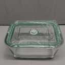 12 Cups/ 100 oz Large Glass Food Storage Baking Container with Lid - For Baking, Roasting, Storing Food, Vegetables, Fruits