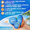 Billeeit 5Pcs Water Skipping Balls Set for Pool Play, Multi-Colored Splash Water Bouncing Balls, Fun Water Pool Beach Swim Toys & Games for Kids 3+ 4-8-12 and Adults