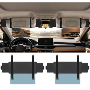 Veharvim Sun Visor Extender for Cars, Polarized Car Visor Extender Sun Blocker UV400, Adjustable Visor Extension, Clip on Sun Visor for Car, Universal, Glare, UV Protector