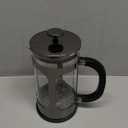 BAYKA French Press Coffee Maker, 4-Level Filtration, Easy to use, Large 304 Stainless Steel Press, Cold Brew Heat Resistant Thickened Borosilicate Pot for Camping Travel Gifts, 34 Ounce, Dark Pewter