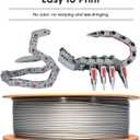 eSUN PLA Basic Filament 1.75mm, 3D Printer Filament High Speed PLA for Fast Printing, 1KG Spool (2.2 LBS) 3D Printing Filament for High Speed 3D Printers, Purple