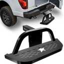 Hitch Step for 2" Hitch Receiver, 8 inch Drop Tow Hitch Step Steel Construction Bumper Protector for Truck/Car/SUV Vehicles 500lbs Maximum Load