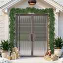 5FT Artificial Norfolk Pine Garlands Real Touch Winter Pine Garland Green Artificial Greenery Garland for Table Mantle Wall Indoor Outdoor Christmas Decorations Faux Xmas Home Kitchen Decor(1, 5FT)