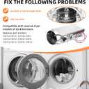 Upgraded5301EL1001H 5301EL1001J Dryer Heating Element Assembly for LG and Kenmore Elite Dryer DLE2701V DLEX3001P DLEX3070W DLEX3550W DLEX4000W DLEX4270V DLE6100W Replaces 5301EL1001E 5301EL1001A