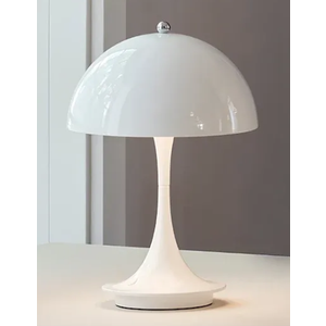 Mushroom Lamp, Touch Bedside Lamp Dimmable Nightstand Light for Bedroom Living Room, White
