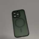 TOCOL Magnetic for iPhone 14 Pro Case, Upgraded Full Camera Protection, Compatible with Magsafe, Drop Protection, Translucent Matte Back Bumper Phone Cover 6.1Inch, Alpine Green