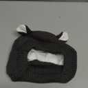 Quiet Ears for Dogs, Neck 14.96 Inch, Dog Ear Muffs Noise Protection Knitted Head Wrap Pet Hats for Medium to Large Pets (Dark Gray)