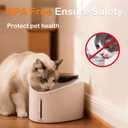 Wireless Cat Water Fountain with Smart App Monitoring, BPA-Free Ensure Safety, 2.5L/84oz Pet Water Fountain, Increase Water Intake, Ultra-Quiet Automatic Cats Dog Dispenser with Hydration Tracking